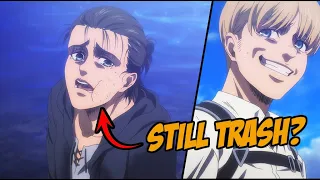 is Attack on Titan's Anime Ending Still Hot Garbage?