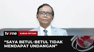 Undangan KPU Datang Terlambat, Mahfud: Saya Menyesal | Kabar Petang tvOne