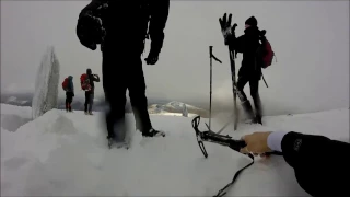 Mount Snowdon FULL WINTER conditions via the miners track