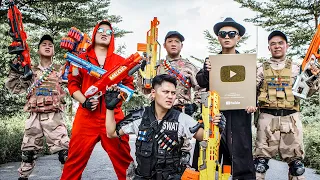 LTT Game Nerf War : City Hunters Warriors SEAL X Nerf Guns Fight Braum Crazy Catch Criminals