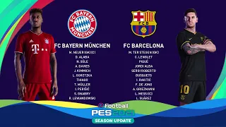 eFootball PES 2021 - GAMEPLAY PC [1080p60FPS] (BAYERN MUNCHEN VS FC BARCELONA) - ASUS TUF FX505DT