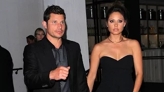 Nick Lachey Is Touchy When Asked About Jessica Simpson Jab, Tugs Wife Vanessa Away