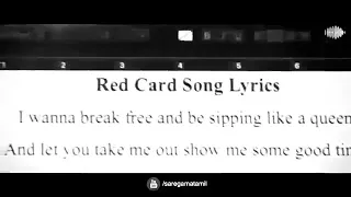 Red cardu lyrical video Vandha Rajavathaan varuvan