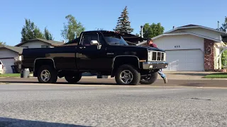 GMC Square Body with a Perkins Diesel Swap