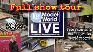 Key world live 2024 -Pete Waterman's making tracks world record Birmingham nec #modelrailway#railway