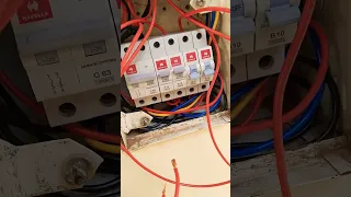 mcb connection in house wiring #electrical #shorts