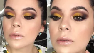 Maquillaje Amarillo Smoke| Angela Garza