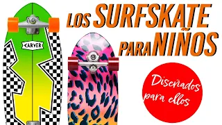 ¿Que SURFSKATE elegir para NIÑOS ? / Carver Zapp y Inda Flow VS YOW Grom Series