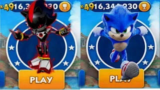 Sonic Dash - Metal Shadow VS Sonic _ Movie Sonic vs All Bosses Zazz Eggman