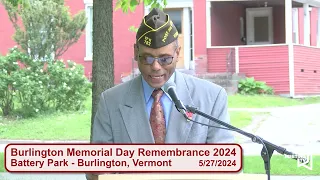 Burlington Memorial Day Remembrance 2024