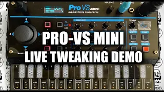 Behringer Pro-VS Mini - live tweaking demo