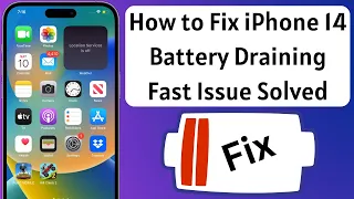 How to Fix Battery Draining Issue On iPhone 14, 14 Pro, 14 Pro Max Solved