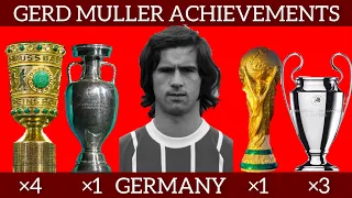 Gerd Muller Achievements in Football  #dankegerd