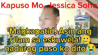 Magkapatid sa Butuan City, Asin ang Inuulam sa eskuwela dahil sa kahirapan.#KMJS Nakakaiyak😭