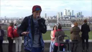 Beatboxing in Greenwich, London. By CONTRIX beatboxer. Great Sound