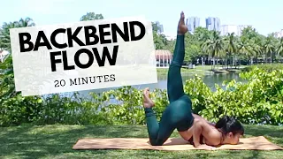 20 Minute Playful Backbend Yoga Flow | Intermediate Level