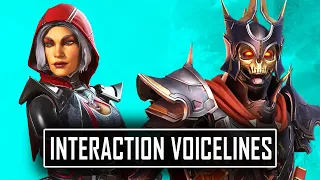 New Season 18 Interaction Voicelines Between Everyone - Apex Legends