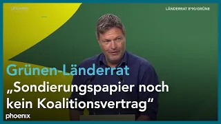 Grünen-Länderrat: Rede von Robert Habeck mit der Bitte um Koalitionsverhandlungen