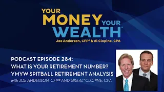 What Is Your Retirement Number? Your Money, Your Wealth® Spitball Retirement Analysis - podcast 284