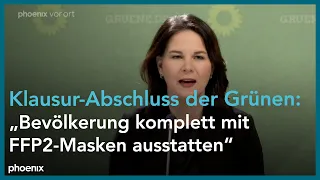 Pressekonferenz Bündnis 90/Die Grünen zu ihren Leitlinien 2021