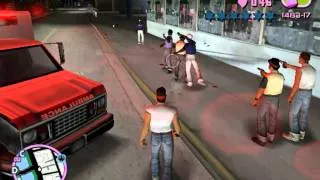 Прикольные ситуации и моменты в видеоигре "GTA: Vice City" (2005)