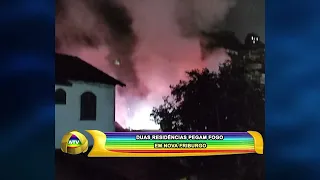 DUAS RESIDÊNCIAS PEGAM FOGO EM NOVA FRIBURGO 10 02 22