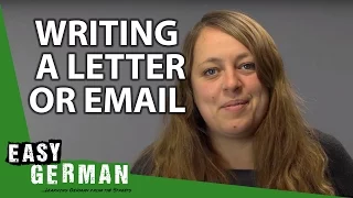 Phrases for writing a Letter or Email - German Basic Phrases (9)