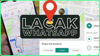 Cara Share Lokasi di Whatsapp Langsung Dari Chat WA | Melacak Orang di WA !