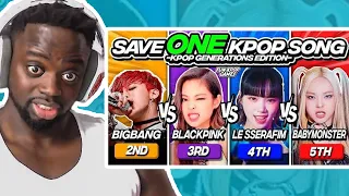 MUSALOVEL1FE does ✨SAVE ONE DROP ONE: 2nd VS 3rd VS 4th VS 5th ✨- FUN KPOP GAMES 2024