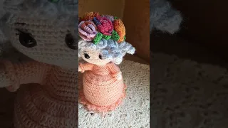 Куколка-букет💐❤️ #готоваяработа #crochet