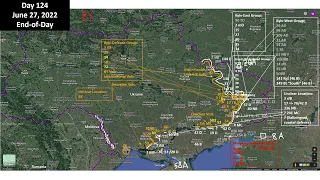 Ukraine: military situation update with maps, June 27, 2022