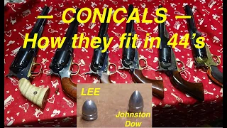 Conical Bullets - Will They Fit These 44's ?