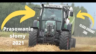 🔥"Prasowanie słomy 2021"🔥Fendt💪 claas 🔥