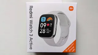 unboxing Redmi watch 3 active