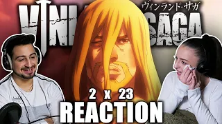 ANIME OF THE YEAR!! Vinland Saga Season 2 Episode 23 REACTION! | 2x23 "Two Paths"