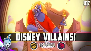 Hades villains is actually GREAT! 🟡🔴 Amber Ruby Lorcana Gameplay