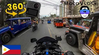 360 vr Motorcycle Ride in the Philippines - MotoVlog