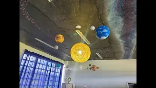 SISTEMA SOLAR - PLANETÁRIO NO TETO DA SALA DE AULA!!! VOCÊ PODE FAZER