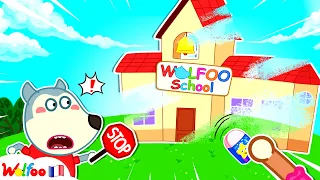 Wolfoo, Et Si L'école Disparaissait Soudainement ? 😩 Dessin Animé Pour Bébé 🎉 @WolfooFR