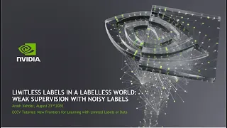 Limitless Labels in a Labelless World: Weak Supervision with Noisy Labels - Arash Vahdat, NVIDIA