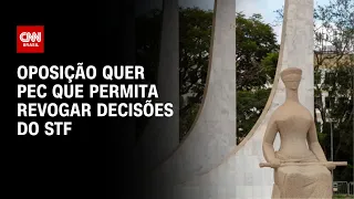 Oposição quer PEC que permita revogar decisões do STF | CNN ARENA