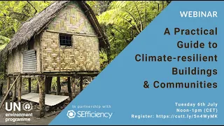 Launch Webinar A Practical Guide to Climate resilient Buildings & Communities