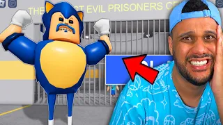 O POLICIAL PEIDÃO BARRY VIROU O SONIC NO ROBLOX!