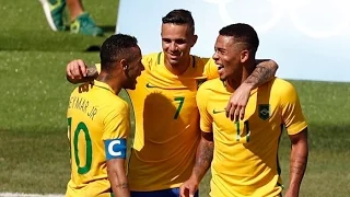 Brazil vs Germany football final match at Rio 2016 Olympics