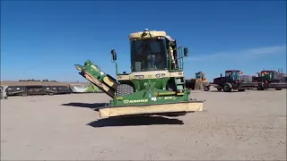 2015 Krone Big M 420 self-propelled windrower for sale | no-reserve auction February 28, 2018