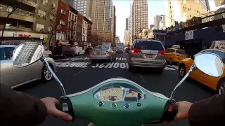 Scooting into work from Queens to Manhattan (POV)