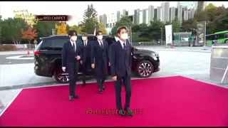 NCT DREAM on the red carpet of 2021 Korea Popular Culture and Arts Awards (KPCAA)