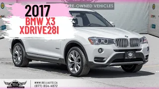 2017 BMW X3 XDRIVE28I OVERVIEW. What features are included? #11154