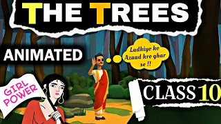 The Tree Poem Class10 / Animation / Full ( हिंदी में ) Explained / the trees by adrienne rich