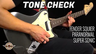 TONE CHECK: Squier Paranormal Super Sonic Guitar Demo | No Talking